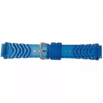 Сменный ремешок для часов BAMBI BGB400SP уретановый ремень 18 мм синий многоцветный 14.16.18.20