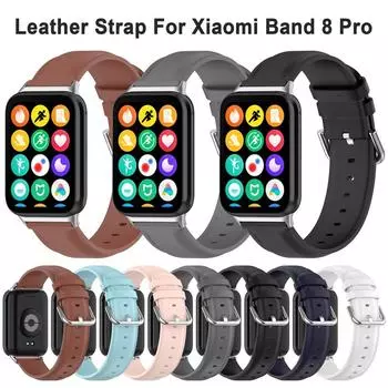Сменный ремешок для часов, кожаный браслет, новый ремешок для часов Xiaomi Band 8 Pro Smart Watch