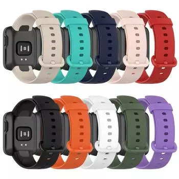 Сменный ремешок для часов, мягкий силиконовый ремешок, браслет, совместимый с Mi Watch Lite Redmi