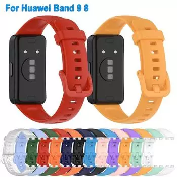 Сменный ремешок для часов, новый силиконовый ремешок для Huawei Band 9 8