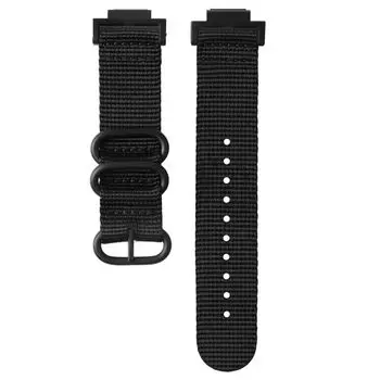 Сменный ремешок для часов серии Casio, материал нейлоновый холст, пряжка унисекс [SQHYWJ] G-SHOCK GA-110 (Черный Черный)