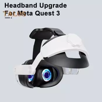 Сменный ремешок для гарнитуры VR, регулируемый дизайн, улучшенная поддержка, ремешок для головы для Meta Quest 3 белый