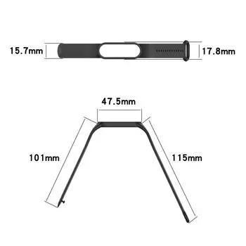 Сменный ремешок для силиконового браслета Xiaomi Mi Band 5/6, совместимого с Xiaomi Mi Band фиолетовый