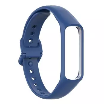 Сменный ремешок из чистого силикона для Samsung Galaxy Fit 2 SM-R220 чёрный