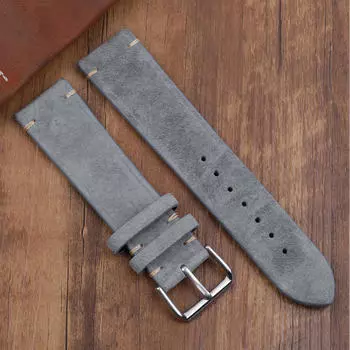 Сменный ремешок из натуральной кожи, мягкий ремешок для мужчин и женщин 18mm