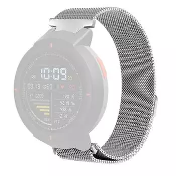 Сменный ремешок Ramidos Milanese с магнитным браслетом для Amazfit One Size серебряный
