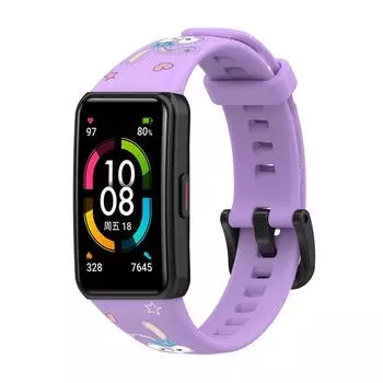 Сменный ремешок, совместимый с Huawei Band 6 для Honor Band 6, водонепроницаемый силиконовый браслет, мягкий