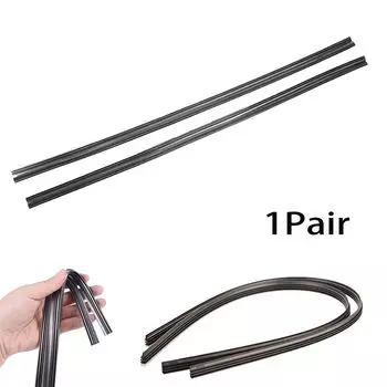 Сменный резиновый очиститель лобового стекла без кронштейнов, шайба для очистки окон стеклоочистителя автомобиля