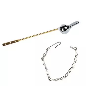 Сменный рычаг смыва бачка унитаза из нержавеющей стали, рычаг срабатывания для универсального переднего крепления