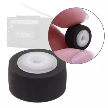 Сменный шкив для магнитофона с низким уровнем шума Резиновый прижимной ролик Кассетный шкив с резиновым покрытием