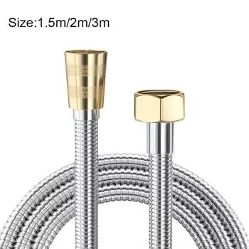 Сменный шланг для душа 1,5/2/3 м ПВХ, удлинительная трубка для душа, гибкая, противозакручивающаяся, водопроводная труба для ванной комнаты 1.5