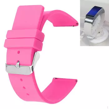 Сменный силиконовый ремешок для часов для женщин Deep Pink Sport S4