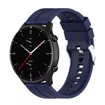 Сменный силиконовый ремешок для умных часов Amazfit GTR 2e/GTR 2 A#S Black