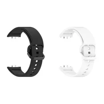 Сменный силиконовый ремешок MY# для Samsung Galaxy Fit 3 2024 (черный)