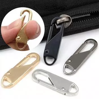 Сменный слайдер молнии, металлическая застежка-молния, ремонт сломанной пряжки, головка молнии, концы молнии, сумка, чемодан, рукоделие, швейное ремесло