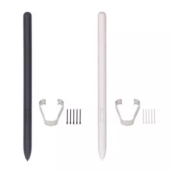 Сменный стилус 4096 чувствительность к нажатию с 5 наконечниками для Tab S9 FE S9 FE+ S9 FE Plus S9 S9S White