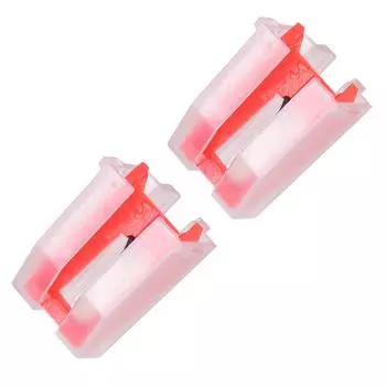 Сменный стилус для проигрывателя пластинок и иглы для проигрывателя проигрывателей, совместимый с Crosley NP1 красный