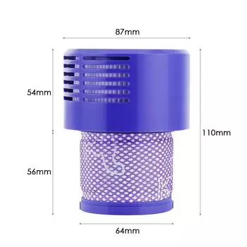 Сменный вакуумный фильтр, постфильтры HEPA, моторный фильтр для пылесоса серии Dyson V10 Stick фиолетовый