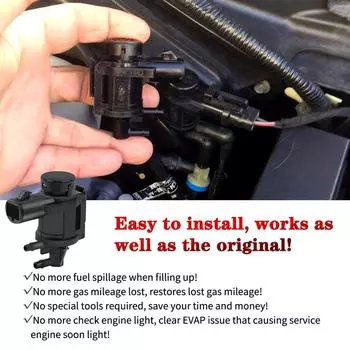 Сменный вакуумный соленоид блокировки ступицы 4WD 7L1Z-9H465-B 7L1Z9H465B электромагнитный клапан управления турбонаддувом для F150 2008-2019