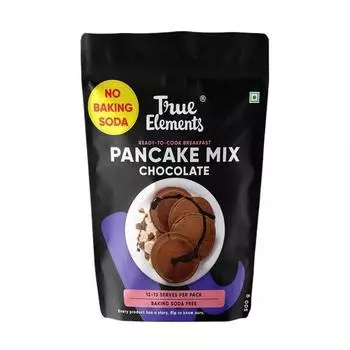 Смесь для шоколадных блинов 500 г от True Elements - с 15% проса (Джовар) | Без Майды | Без пищевой соды | Смесь для быстрого приготовления завтрака | Блин без яиц