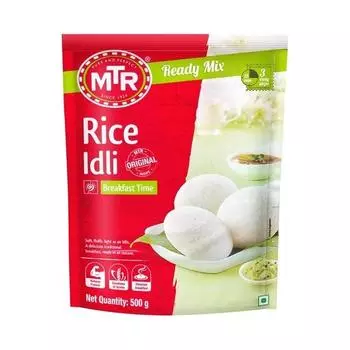 Смесь для завтрака MTR Rice Idli - Смесь для завтрака | Быстрый завтрак | Смесь для мгновенного приготовления | Готовый к приготовлению южноиндийский завтрак | 500 г