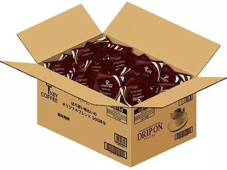 Смесь Key Coffee Drip On Original с горько-сладким вкусом x 300 чашек 7,5 г