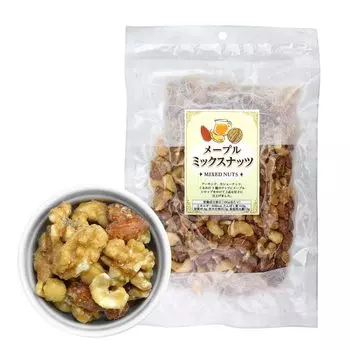 Смесь кленовых орехов 1 пакетик 250 г Миндаль Кешью Грецкие орехи Кленовый сироп с застежкой-молнией