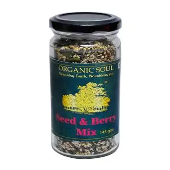 Смесь семян и ягод (145 г), Seed & Berry Mix, Organic Soul