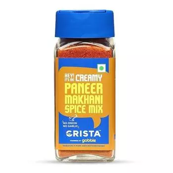 Смесь специй CRISTA Creamy Paneer Makhani | Североиндийская | Кремовая | Без добавления красителей | Готова к использованию | Без лука | Без чеснока | Веганский | 50 г
