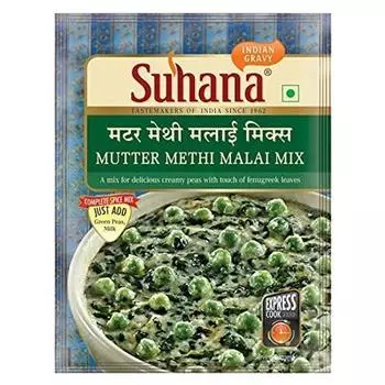 Смесь специй Suhana Mutter Methi Malai 50 г - Упаковка из 2 шт.