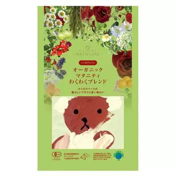 Смесь травяного чая для беременных, возбуждающая смесь x 12 шт., для середины и позднего срока беременности, органическая, сертифицированная JAS, 1,5 г, без кофеина