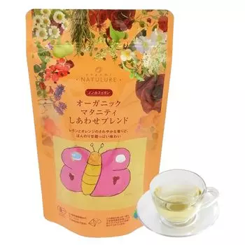 Смесь травяного чая для беременных x 12 шт. Органическая органическая смесь для счастья с раннего и среднего сроков беременности, сертифицированная JAS, 1,5 г, без кофеина