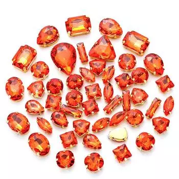 Смешанная дрель-лапка со стеклянным покрытием AB Crystal Швейная дрель Стразы Одинарная дрель DIY Ювелирные аксессуары Свадебные аксессуары для одежды Silver bottom 50 pcs