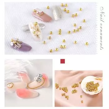 Смешанные 6 размеров 0,8 мм микрогвозди из нержавеющей стали декоративные ногти розовое золото и серебро аксессуары для ногтей золотой