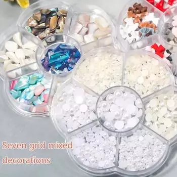 Смешанные украшения для нейл-арта Инструменты для нейл-арта 3D Украшения для нейл-арта Маникюрные аксессуары 29