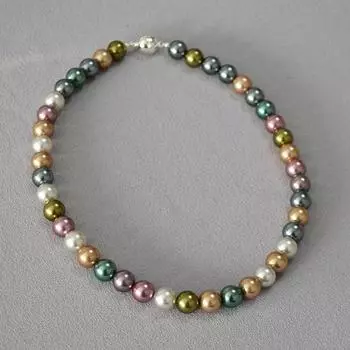 Смешивайте и сочетайте красочные яркие жемчужины Анкара красного цвета, высококачественное ретро-ожерелье на ключицу, цепочка для женщин