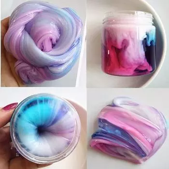 Смешивание цветов облако слизь мягкая замазка ароматическая стресс детская глиняная игрушка A