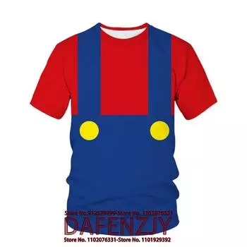 Смешная 3D футболка для мужчин и женщин, костюм клоуна с коротким рукавом, тематическая вечеринка, карнавал, день рождения, новинка, футболка, топ на Хэллоуин, косплей, цирк XS синий