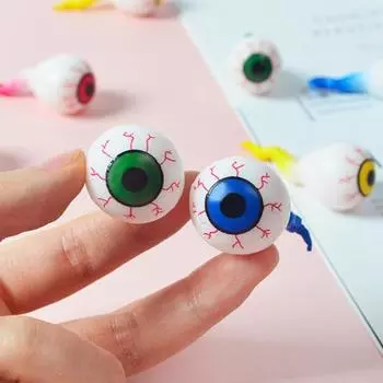 Смешная игрушка на Хэллоуин, ужасная пародия, игрушки, расстегнутые, интересные, сжимающие, мультяшные, декомпрессия глазного яблока, детский подарок