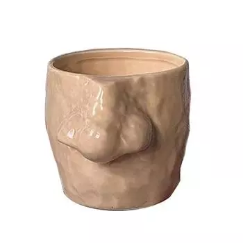 Смешная кружка и тарелка для ковыряния в носу, набор, керамика ручной работы, кружка 410 мл, чашка для кофе с носом, подставка для ручек, органайзер для кистей для макияжа, уникальные подарки-приколы со слоном A