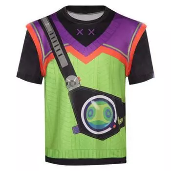 Смешная мультяшная футболка VALORANT Крутая мужская футболка с круглым вырезом Повседневная унисекс уличная одежда Аниме модная футболка XS зелёный