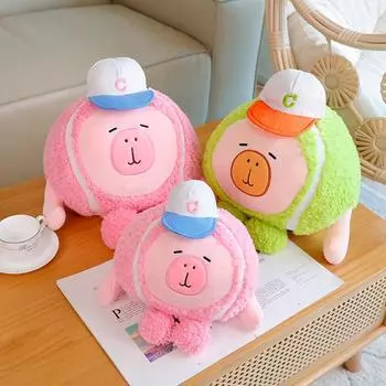 Смешная одежда, шляпа, бейсбольные плюшевые игрушки, плюшевые куклы, игрушки, милая праздничная серия, мягкие игрушки, плюшевые игрушки, подушка, украшение для спальни, подарок 30cm зелёный