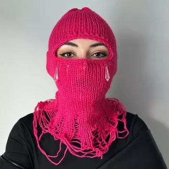 Смешная шляпа дьявола-рака, связанная крючком вручную, костюм на Хэллоуин adult average size