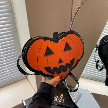 Смешная сумка на Хэллоуин для женщин, осень и зима, новая модная сумка через плечо, персонализированная креативная сумка-мессенджер в форме сердца