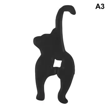 Смешная заколка для хлеба в виде кошачьей попы, завязка для пакета с хлебом с собакой, многоразовая 3D-печать, новинка, кухонный гаджет, сохраняет продукты свежими, 1/4 шт.