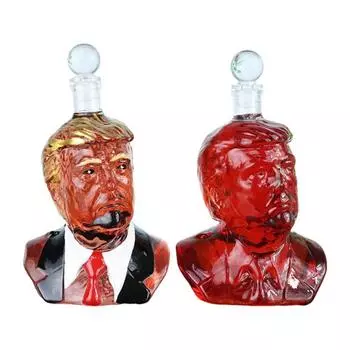 Смешной графин для виски 750 мл стеклянная бутылка уникальный графин для вина для мужчин и пап чистый