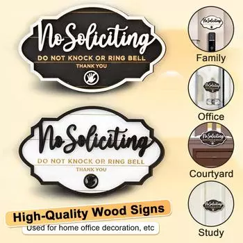 Смешной знак «Нет навязыванию услуг» для двери дома, 2 шт., маленький знак «Нет навязыванию услуг» для входной двери, висящий, знаки «Нет навязыванию услуг» для дома One Size