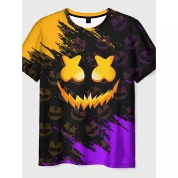 Смешные футболки Мода Хип-хоп Принтованные топы Лето Уличная волна Модный дизайн Футболка с коротким рукавом Повседневная мужская футболка S