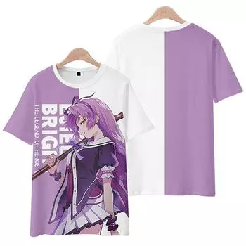 Смешные футболки The Legend of Heroes, крутые женские и мужские футболки с круглым вырезом, повседневные, унисекс, уличная мода, футболка XS