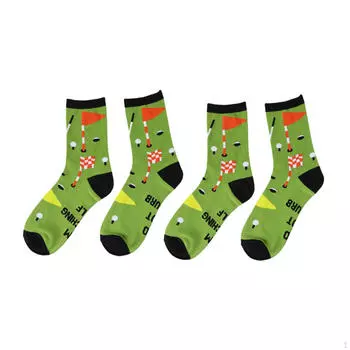Смешные носки для мужчин, новинка, подарок для папы, мужская повседневная одежда для активного отдыха Watching Golf